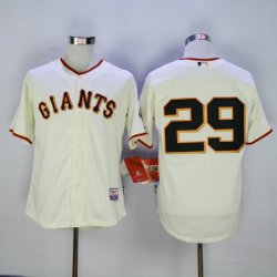 San Francisco Giants #29 Hector Sanchez beige MLB baseball Jerseys