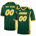 Custom (NDSU) North Dakota State Bison green college football jersey