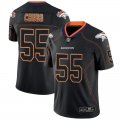 Nike Broncos #55 Bradley Chubb black fashion Color Rush Limited Jersey