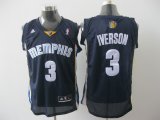 NBA Memphis Grizzlies 3 IVERSON blue Jerseys