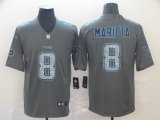 Nike Titans #8 Marcus Mariota gray fashion Color Rush Limited Jersey