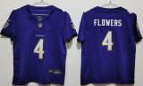 Youth Nike Baltimore Ravens #34 Zay Flowers purple Color Rush Limited Jersey