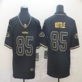 Nike 49ers #85 George Kittle black gold Color Rush Limited Jersey