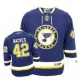 St.Louis Blues 42# BACKES Third Jersey