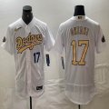 MLB All-Star Nike Los Angeles Dodgers #17 Shohei Ohtani white Flexbase Authentic Collection Jersey-BD 02