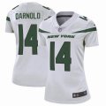 Women Nike New York Jets #14 Sam Darnold white Color Rush Limited Jersey-BD