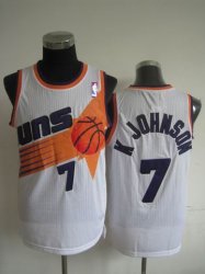 phoenlx Sun KJOHNSON 7# white nba jerseys