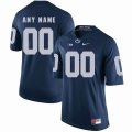 Custom Penn State blue college football jersey