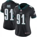 Women Nike Philadelphia Eagles #91 Fletcher Cox black Color Rush Limited Jersey