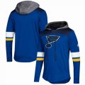 Custom Adidas St.Louis Blues blue personality Ice Hockey Hooded Sweatshirt 01