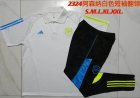 2023-2024 Arsenal club Polo white black soccer uniforms with long shorts C1068