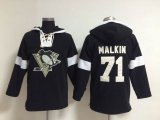 Pittsburgh Penguins #71 E.Malkin Black new NHL Hooded Sweatshirt