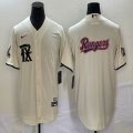 Nike Texas Rangers #34 Nolan Ryan beige majestic baseball jerseys city version 01