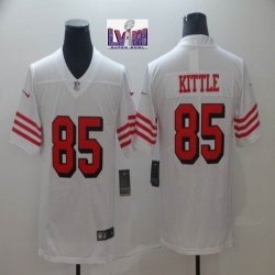 49ers #85 George Kittle nike white Color Rush Limited Jersey-BD