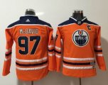 Adidas Connor Mcdavid #97 Edmonton Oilers Youth orange Ice Hockey