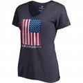 Fanatics Branded Women 2018 MLB All-Star Game Stars and Bats V-Neck T-Shirt - Navy