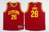 Cleveland Cavaliers #26 Kyle Korver red nba basketball jersey