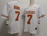 Nike Texas Longhorns #7 Isaiah Bond white College NCAA Jersey -XST