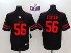 San Francisco 49ers #56 Reuben Foster nike black Color Rush Limited Jersey