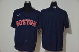 Nike Boston Red Sox blank dark blue majestic baseball Jersey