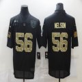 Nike Indianapolis Colts #56 Quenton Nelson camo black Salute To Service Limited Jersey-BD