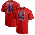 Washington Capitals Fanatics Branded 2018 Stanley Cup Champions Magic Moment Roster T-Shirt â€“ Red