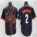 Nike Baltimore Orioles #2 Gunnar Henderson black majestic baseball jersey Joint name-BD 01