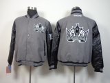 Los Angeles Kings gray hockey Stitched Jackets