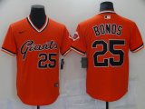 Nike San Francisco Giants #25 Barry Bonds orange baseball jerseys