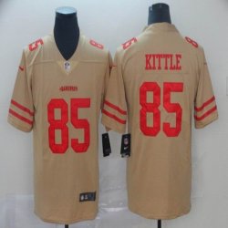 Nike 49ers George Kittle yellow Color Rush Limited Jersey-Inverted version