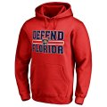 Men's Florida Panthers Fanatics Branded Red Big & Tall Hometown Collection Defend Pullover Hoodie