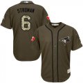 Toronto Blue Jays 6# Marcus Stroman Canada logo Camo Stitched Baseball Jerseys