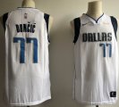 Dallas Mavericks #77 Luca Doncic nike white Swingman nba jerseys