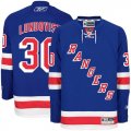 NHL New York Rangers #30 Henrik Lundqvist Blue Jersey