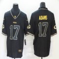 Green Bay Packers #17 Davante Adams Nike black gold Color Rush Limited Jersey