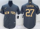 2022 MLB All-Star Nike New York Yankees #27 Giancarlo Stanton gray Flexbase Authentic Collection Jersey-BD 01