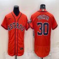 Nike Houston Astros #30 Kyle Tucker orange Flexbase Authentic Collection Jersey-BD