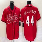 Nike Cincinnati Reds #44 Elly De La Cruz red majestic baseball jerseys -BD 07