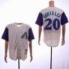 Arizona Diamondbacks #20 Luis Gonzalez beige throwback Baseball Jersey