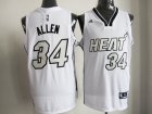 NBA Miami Heat Ray Allen 34 NBA White new Jerseys