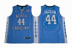 2017 North Carolina Tar Heels Justin Jackson 44 College Basketball Jersey - Blue