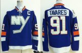 reebok New York Islanders 19 TAVARES Blue NHL jersey C patch