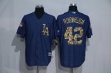 Los Angeles Dodgers #42 Jackie Robinson Blue Stitched Baseball Jersey