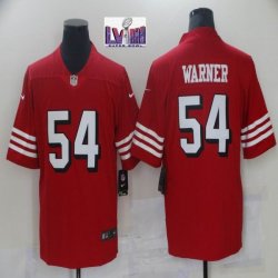 Nike San Francisco 49ers #54 Fred Warner red color Rush Limited Jerseys-BD