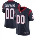 Customized Texans blue nike Color Rush Limited Jersey