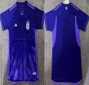 2022 World Cup Argentina thailand version purple soccer Jerseys away