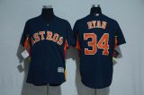 Houston Astros #34 Ryan blue majestic baseball jersey