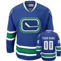 Reebok Vancouver Canucks Customized Authentic Blue Third Man NHL Jersey