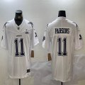 Nike Dallas Cowboys #11 Micah Parsons white fashion Nike Vapor F.U.S.E. Limited Jersey-BD