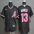 Arizona Diamondback #13 Nick Ahmed black Flexbase Authentic Collection Jersey-WL